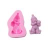 Funny Clown Shaped Silicone Mold Fondant Mould Baking DIY Supplies Nonstick