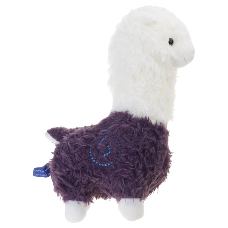 

Alpaca Plush Toy Animal for Doll PP Cotton Gift Cute Cartoon Interactive Toy Infant Gift for Baby Sleeping Toys 1 фиолетовый