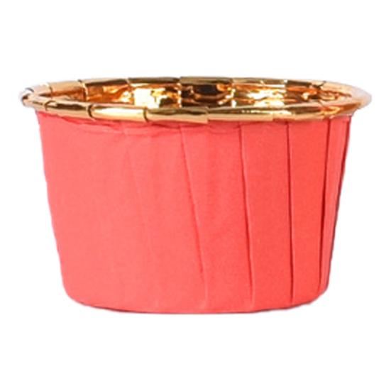 50Pcs Muffin Cup Food-grade No Odor Paper High Temperature Resistance Cupcake Liner Party Supplies