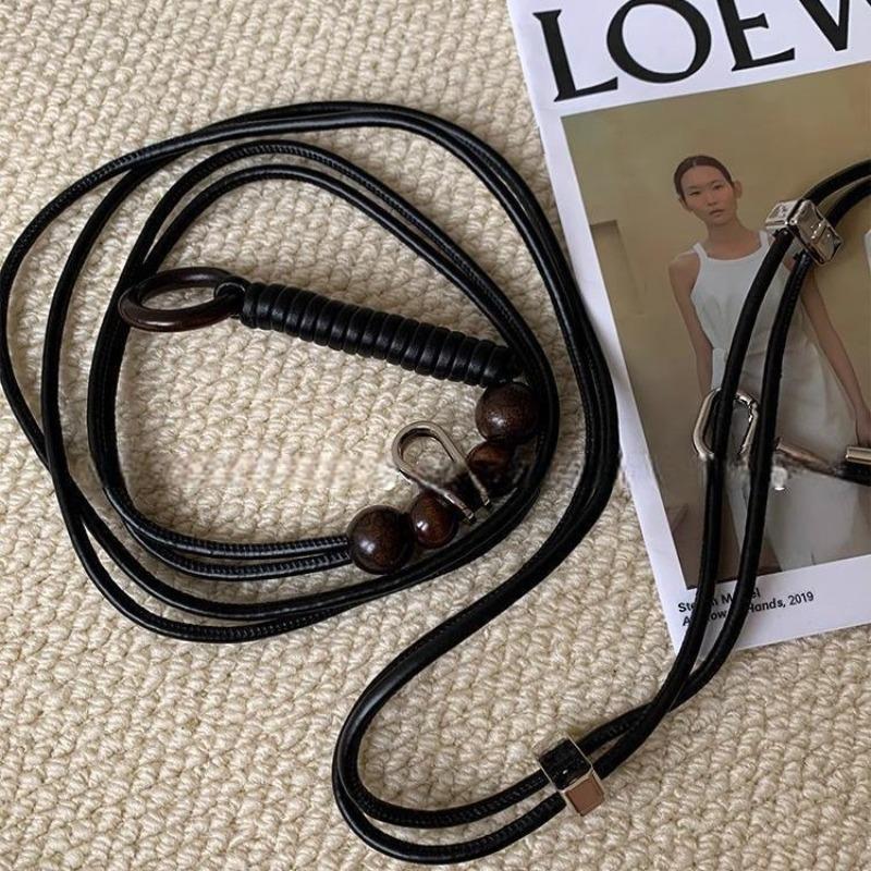 Song Yanfei super long multi-layer Peruvian leather rope beaded waist chain belt versatile fashion clothing accessory chain