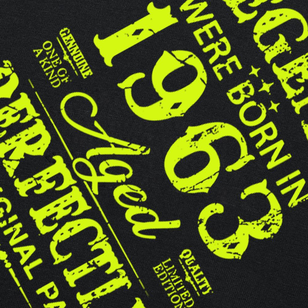 Novelty Vintage 1963 Funny 62 Years Old T Shirts Graphic Streetwear Short Sleeve Birthday Gifts Summer T-shirt Mens Clothing