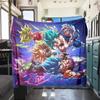 1PC DRAGON BALL  Print Flannel Blanket, High quality All Seasons, Home Decor, Warmth and Comfort, Perfect for Christmas Gifts