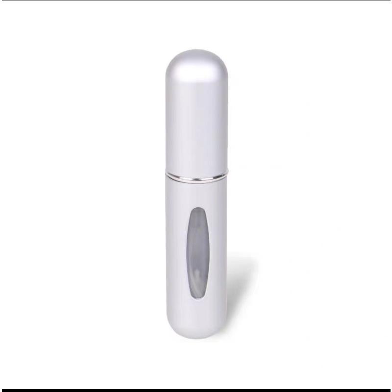 Флакон для духов, нижняя прямая зарядка, образец, вакуумный суб-флакон, портативный для путешествий, нажимного типа, ультратонкий распылитель frosted silver