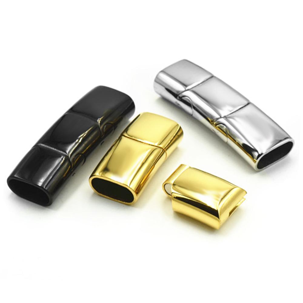 Assorted Sizes Stainless Steel Magnetic Clasps for DIY Bracelet Jewelry Making 8x4mm 10x5mm 12x6mm Jewelry Parts Accessories