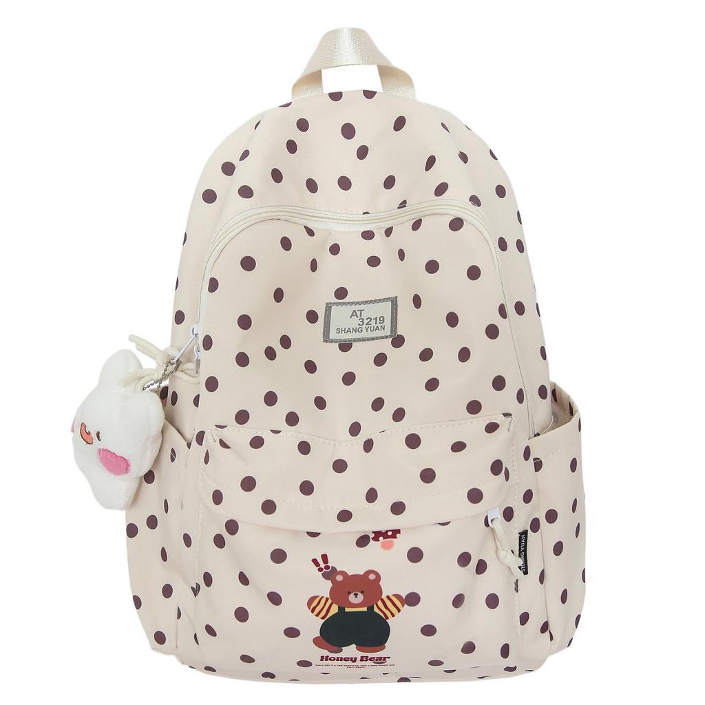 New Cute Cartoon Printed Student Backpack: Lightweight, Durable, Large Capacity Shoulder Bag for Casual Travel & School