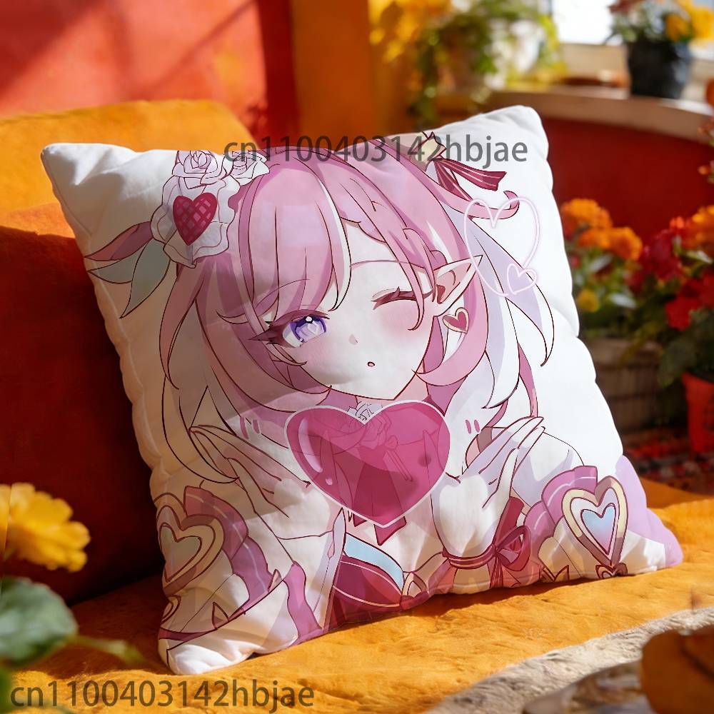 Elysia Pillow Case For Sofa Decor Car Office Room Printing Cushion Cover Decorations and Protector
