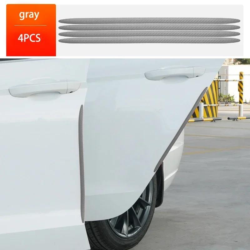 4 Pcs NEW Car Anti-Collision Patch Bumper Guard Strip Anti-Scratch Bumper Protector Trim Universal for Cars SUV Pickup Truck
