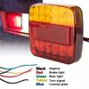 2 PCS 12v 26 Led Waterproof Durable Car Truck LED Rear Tail Light Warning Lights Lamp For Trailer Caravans Truck Lorry