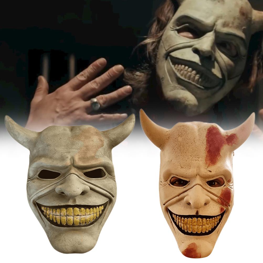 Horror Film Figure Cosplay Face Cover Latex Face Cover Halloween Dress Up Costume Props Party Decor