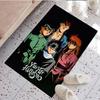 Yu Yu Hakusho  Carpet Office Decorative Carpet For Living Room Bedroom Door Mat Floor Rug Computer Chair Area Rug