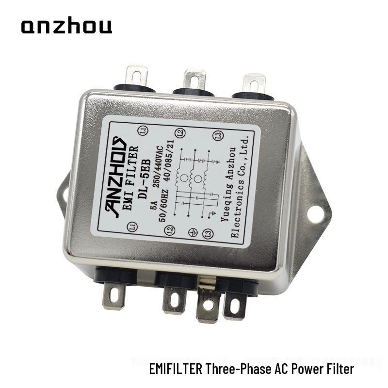 Anzhou DL Series 440V/5A Three-Phase EMI Power Filter