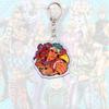JoJo's Bizarre Adventure Acrylic Keychain Stardust Crusaders Star Platinum Bag Decor Pendant Keyring Accessories Festival Gift