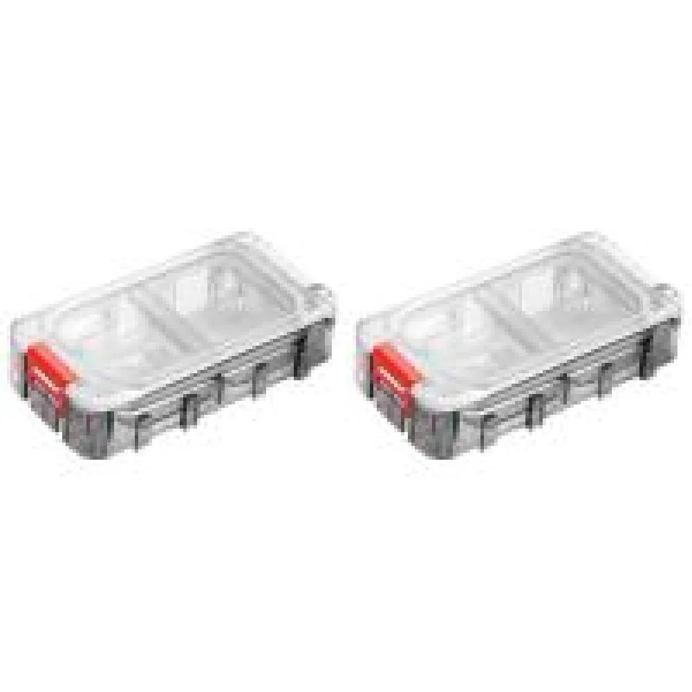 Fishing Tackle Box Expandable Fishing Tackle Box Fishing Hardware Toolbox Waterproof Tool Box Clear Top Fishing Lure Storage Box