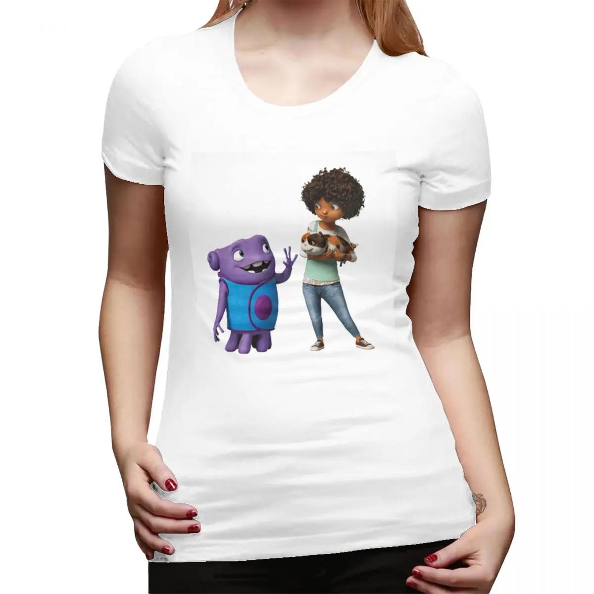 

Oh The Boov TShirt for Women ONeck Streetwear T Shirts Womens Short Sleeve Summer Clothes Tops S
