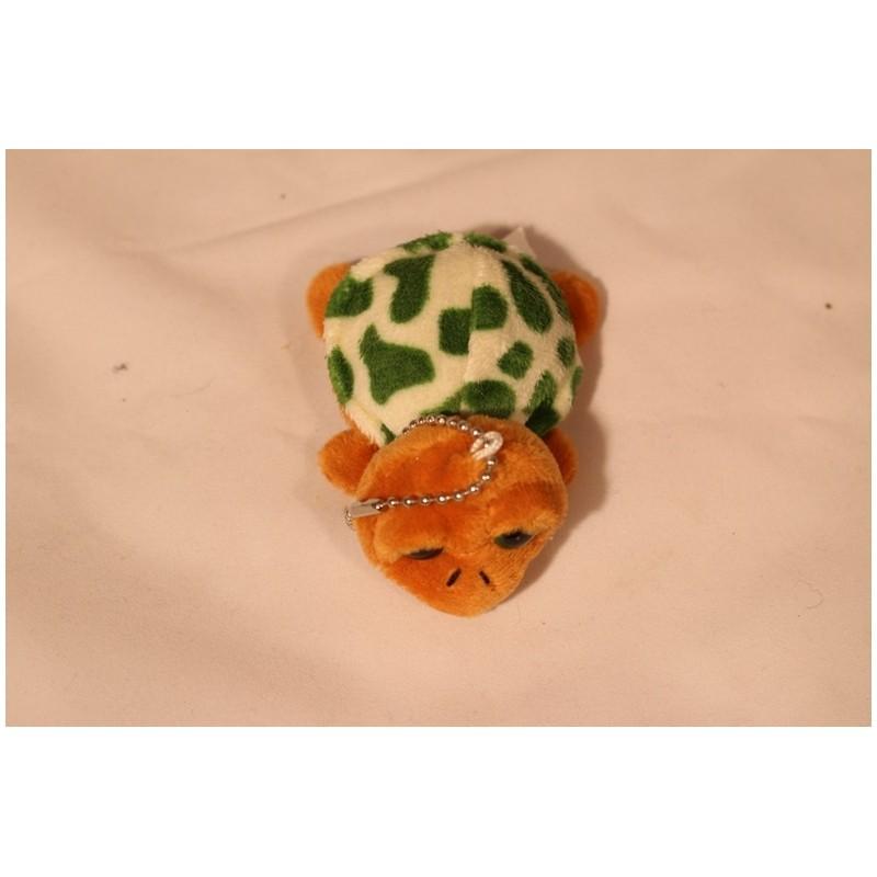 Adorable Big Eye Turtle Plush Pendant Soft Pp Cotton Filled Keychain For Bags