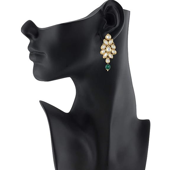 Neuestes Stilvolles Design Ausgefallenes Kundan Hochzeit Traditionelles Halsketten Schmuckset für Frauen und Mädchen