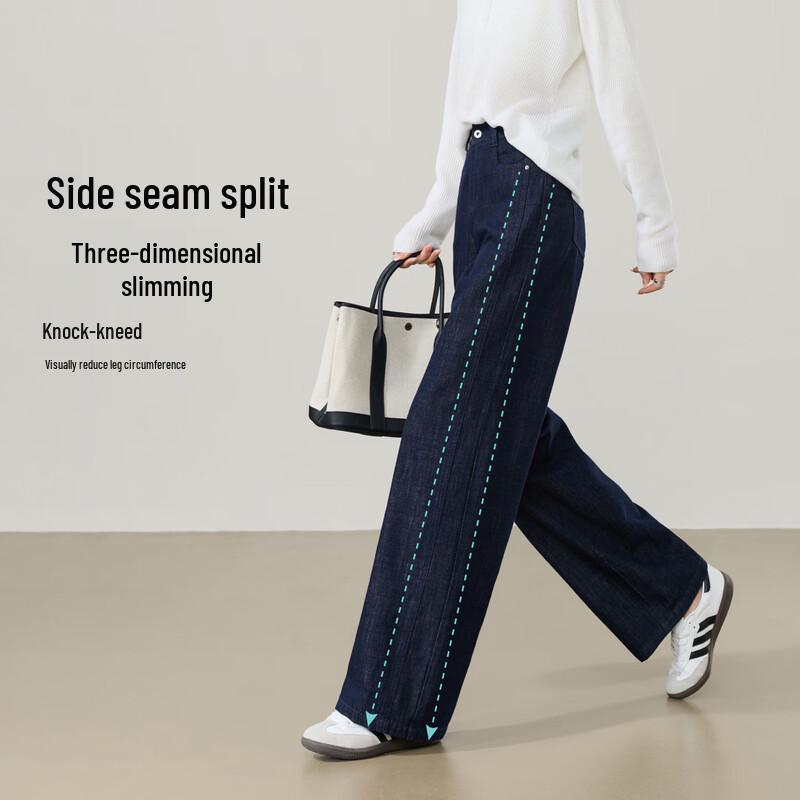 ESE-Y Women's Slimming Wide-Leg Jeans