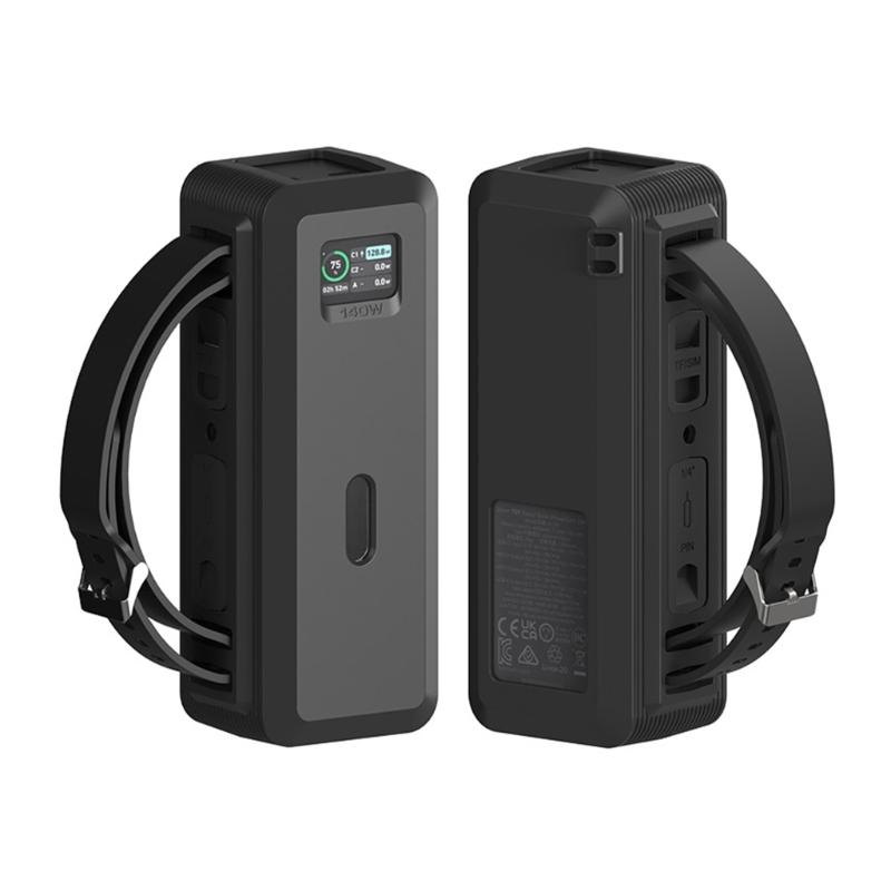 Travel Friendly Soft Case Protector Sleeve Housing Full Coverage Sweat Resistant For 737 140W Mobile Power Enhances Grip