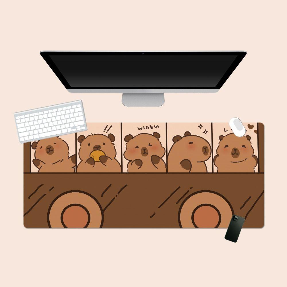 Capybara Desk Pad Cartoon Keyboard Mice Mat New Mouse Pad
