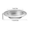 Kitchen Sink Strainer Stainless Steel Anti-clogging Stainless Steel Drain Stopper Rust-proof Pool Drain Food Catcher Filter For