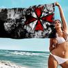 R-resident E-evil Umbrella Us TroopsS Microfiber Printed Beach Towel Mountain Climbing Beach Swimming Absorbent Soft Towel