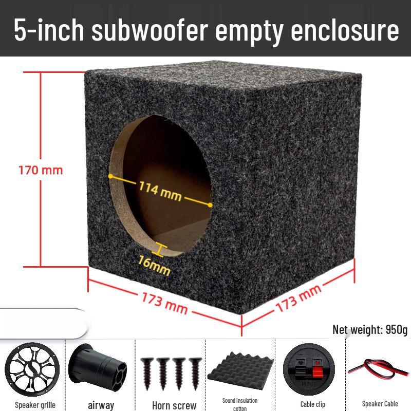 5/6.5/8 collu DIY skaļruņu korpuss