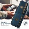 SUTENI H02 For iPhone 16 Case Card Slots Kickstand Litchi Texture Leather+TPU Cover