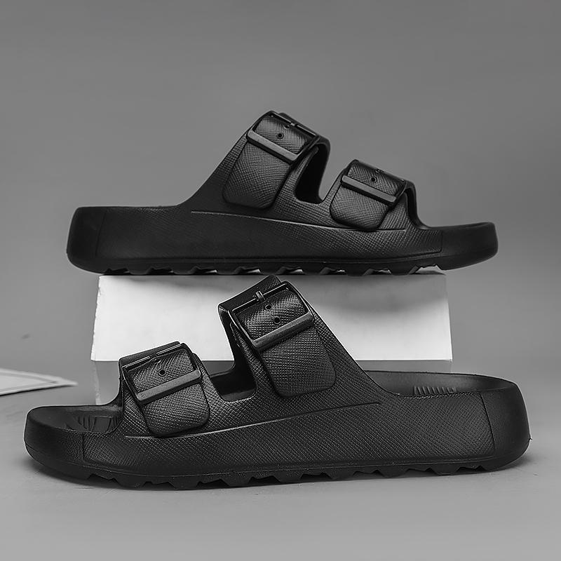 Fashion Casual Slippers for Men 2025 New Design Summer Shoes Soft Thick Bottom Beach Shoes Mens Classic EVA Sandals Open-toe Slip On