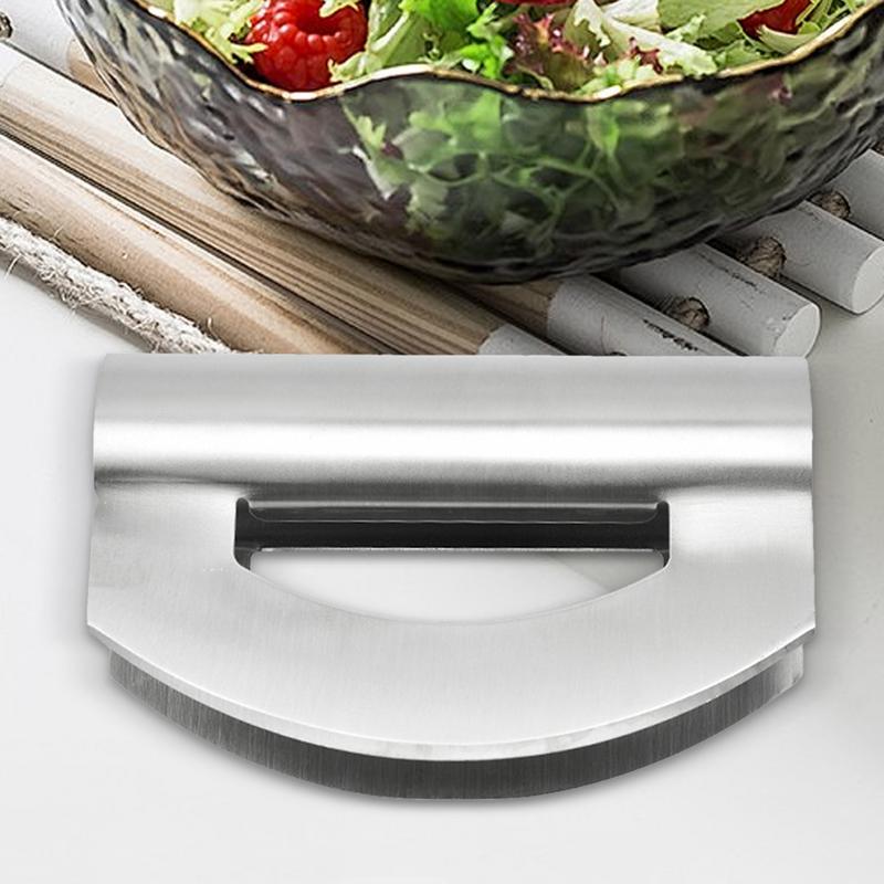 Stainless Steel Vegetable Chopper Double-Sided Onion Chopper Mincing Cutter Veggie Chopper Kitchen Gadget For Vegetables Fruits