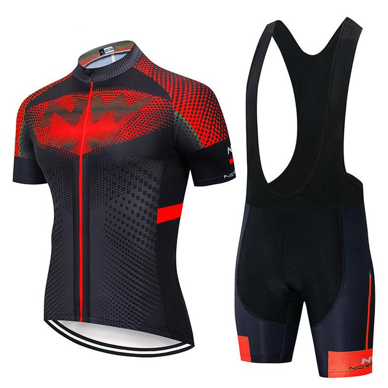 NW Team Edition Short Sleeve Cycling Suit Men s Summer Road Cycling Mountain Suit Sports XS