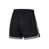 Li Ning CBA Series Professional Basketball Logo Print Competition Knit Shorts Men Shorts Black AAPU007-1