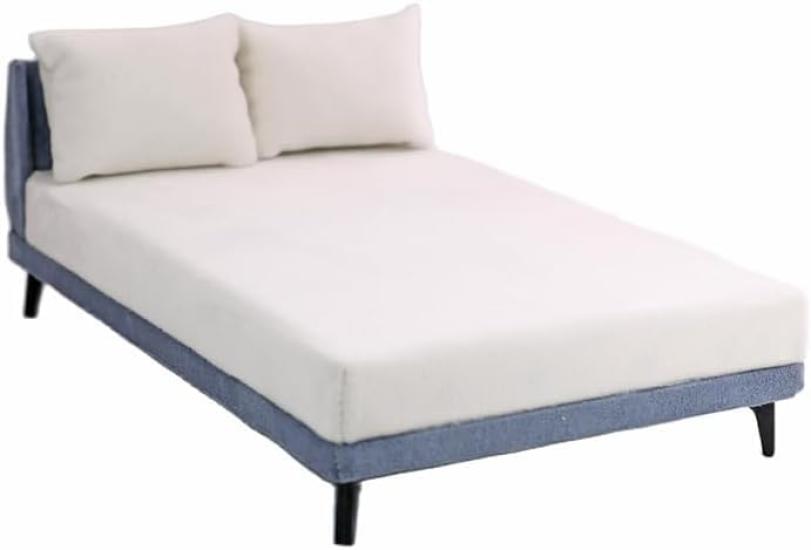 

Игрушка Хобби [TOYBARJAPAN] Тканевая двуспальная кровать масштаба 1:12 для экшн-фигурок, Совместима с TBLeague и другими фигурками (Кукла не входит в комплект)