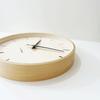 KATOMOKU Sperrholz Wanduhr Natur Wanduhr schleichender Sekundenzeiger Radio km-50NA 304mm (SKP-Uhr)