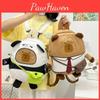 Ins Capybara Panda Cartoon Backpack With Spacious 20l Capacity And Ergonomic Shoulder Straps