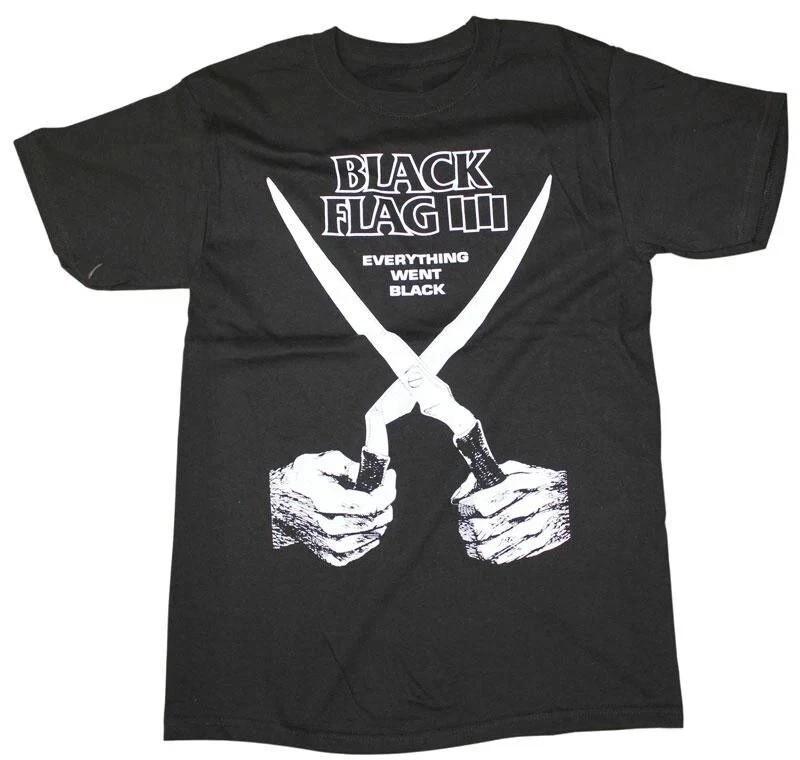 Black Flag Band Tshirt Everything went Black Album All Size Unisex T-Shirt M