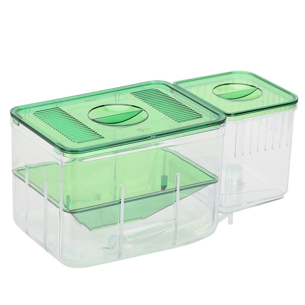 Aquarium Fish Tanks Breeding Box Little Fish Double‑Layer Isolation Incubator for Injured Small Fish Shrimp