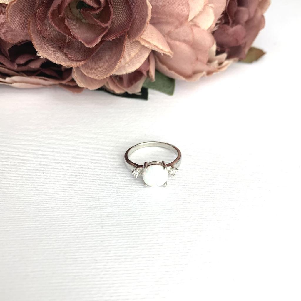 Серебряное кольцо с опалом 0.912ct (2085591) 2.63 гр. 925 пробы