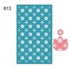 New Self-Adhesive Silk Screen Stencils for Polymer Clay Leaf Flower Decor Reusable Mesh Transfer Printing Earring Jewelry Making