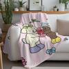 Cartoon Cute B-bobbie G-goods Blanket Warm And Soft Suitable For Bedroom Living Room Sofa Bed Office Travel Camping