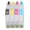 4 farger blekkpatron med permanent chip påfyll utskriftsbokser svart cyan magenta gul T1811