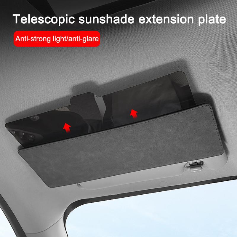Sun Visor Extension for Cars Anti Glare Design with Double Snap Mechanism for Secure Fit and Easy tallation
