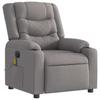 Electric Massage Chair Taupe Fabric