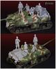 Darius Miniatures 1/35 Scale Resin Kit, World War II German Jagdpanzer IV Lang Equipment & Waffen SS Tank Crew Set, DMF35036