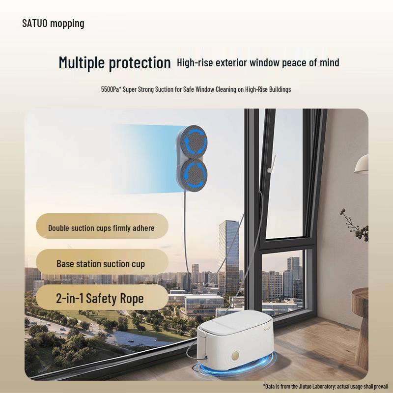 SATUO T30 Pro Robotic Window Cleaner CN plug (adapter included)