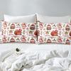 Christmas Squirrel Down Comforter Set Bedding Set 3-piece Duvet Cover Set