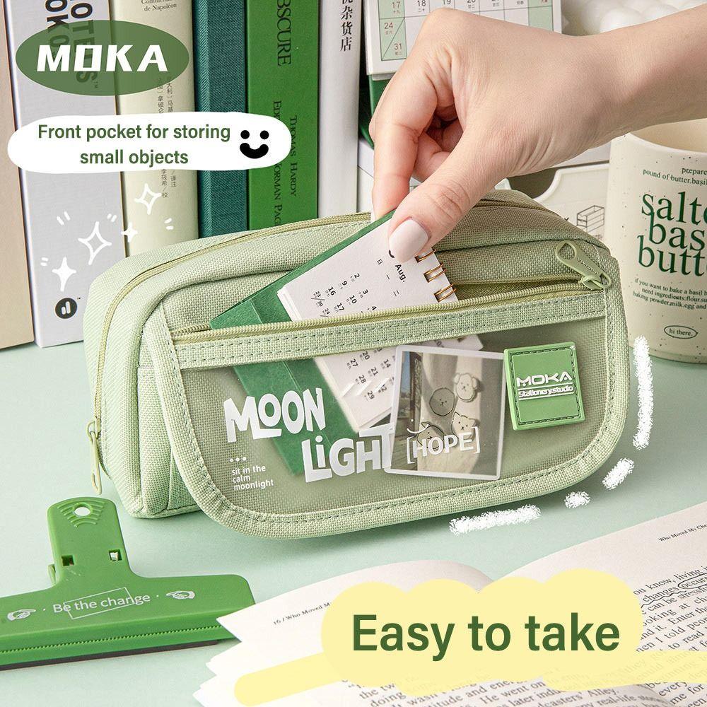 Multilayer Pen Bag Dirt-resistant Stationery Organizer Multifunctional Stationery Bag  Students