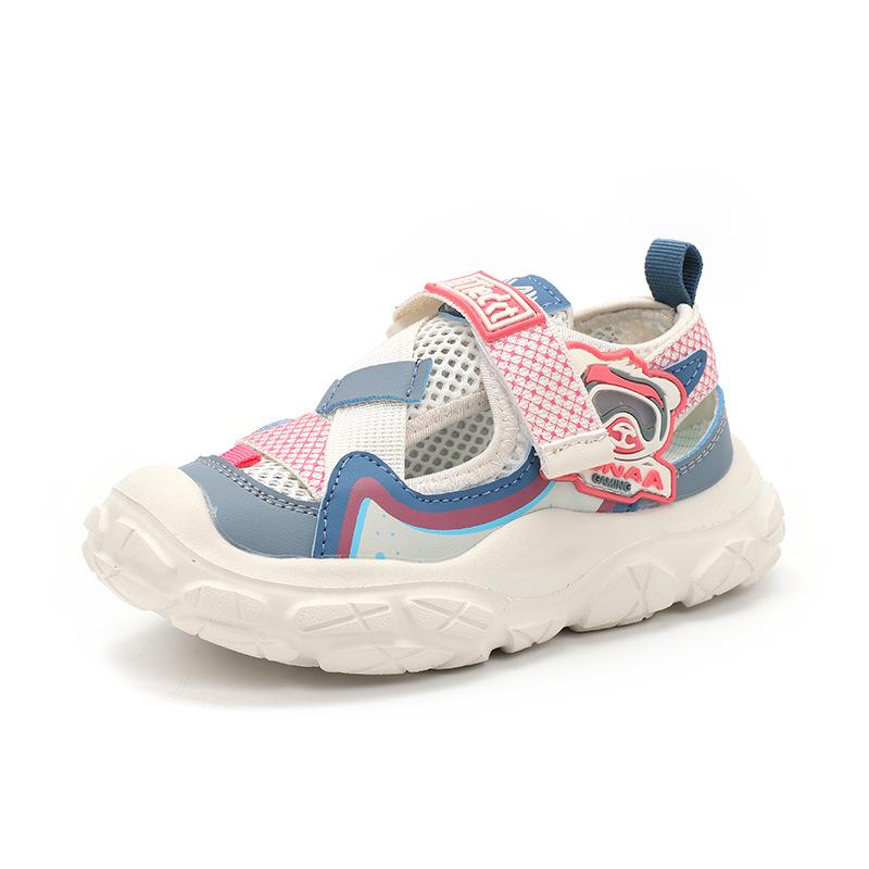 Kids Sports Sandals Thick Soft Sole Children Running Shoes Mesh Breathable 2025 Summer Students Casual Shoes Trendy Comfortable