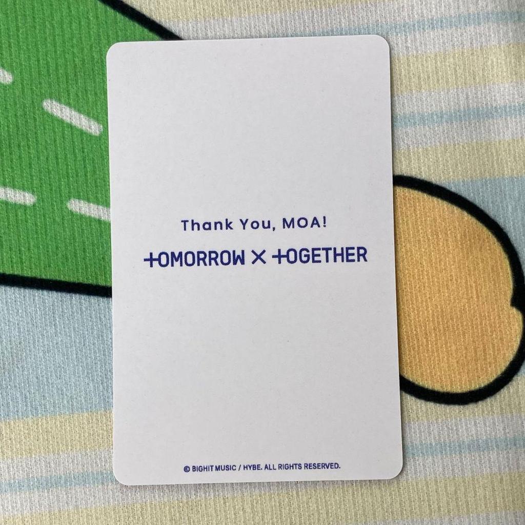 [USED] TXT New Member Fan Club Benefits FC Friend Referral Trading Card Taehyung