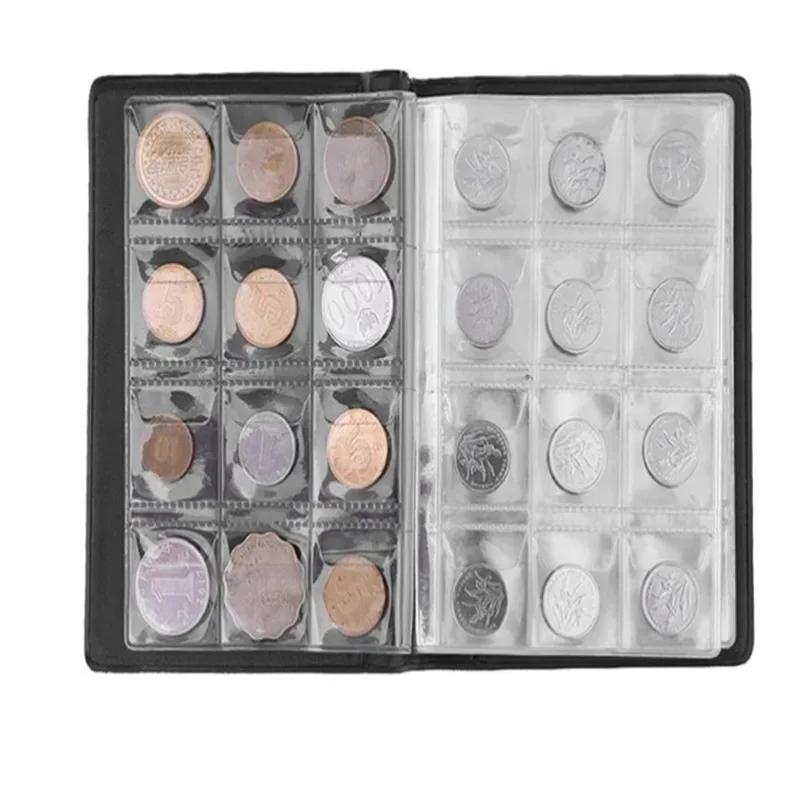 Fashion 480Coins Storage Book Commemorative Coin Collection Album Holders Volume Folder Hold Multi-Color Empty