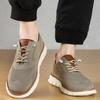 Lightweight Sports Shoes Lace-up Casual Men's Shoes Breathable Flying Woven Loafers